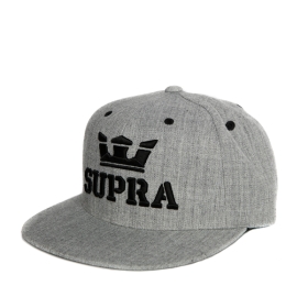 Supra ABOVE SNAP Hats Grey Heather | AU-85512